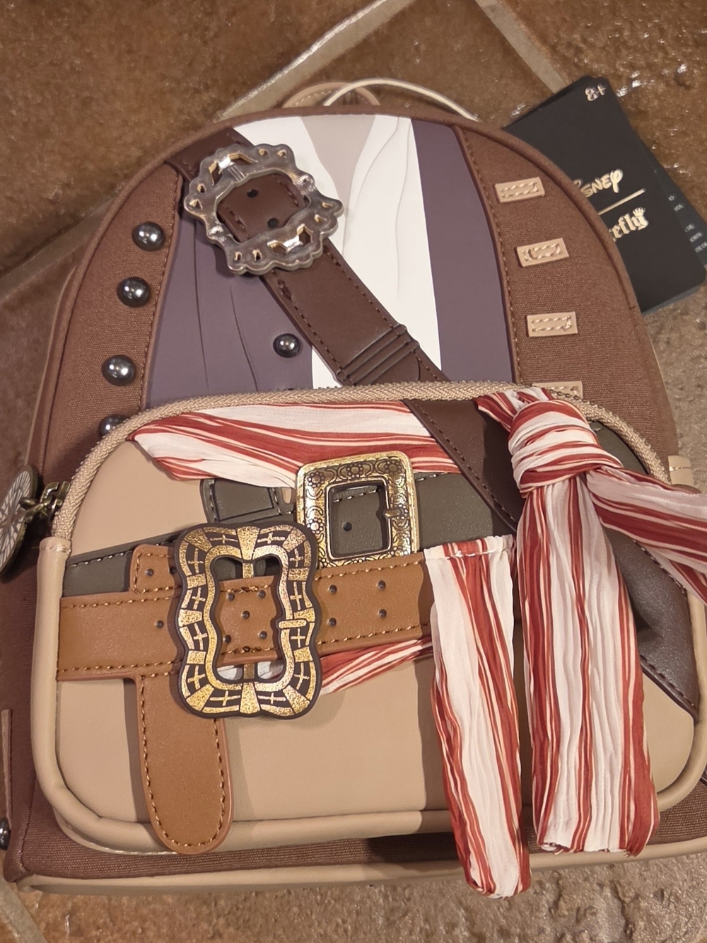 Loungefly Jack Sparrow Pirates of the Caribbean Cosplay Mini Backpack